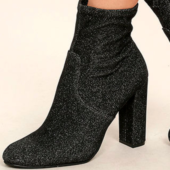 STEVE MADDEN Metallic Ankle Booties - Picture 1 of 8